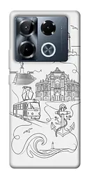 TPU чохол Demsky Odesa spirit для Infinix Note 40 Pro 4G
