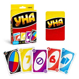 Карткова гра "УНА classic" Strateg 30447, 108 карт, українською мовою - мініатюра 2