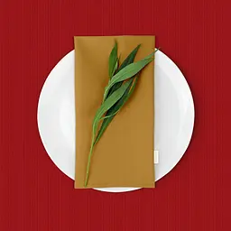 Скатертина Cosas Chilli водовідштовхувальна 100х100 см червона (Cloth_09Red_DUK_100x100) - мініатюра 5