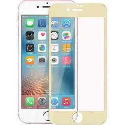 Захисне скло Toto 3D Full Cover Tempered Glass iPhone 7/8/SE 2020 Gold - мініатюра 2