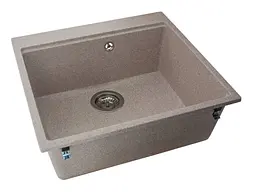 Кухонна мийка Miraggio LAGOON 540 sand (0001141) Граніт, Під стільницю/Врізна, Пісочний - мініатюра 3