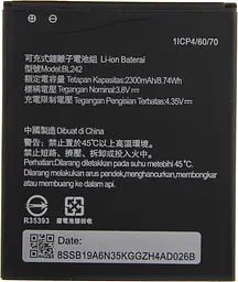 Акумулятор TOTO BL242 for Lenovo 2000/2300 mAh - мініатюра 3