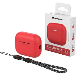 Чохол AhaStyle Colorful Silicone Case для AirPods Pro 2 Red [CP-187-2-C-RD] [133843] - мініатюра 4