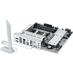 Материнська плата ASUS TUF GAMING B850M-PLUS WIFI7 WHITE (TUF GAMING B850M-PLUS WIFI7 W) (Socket AM5, AMD B850, Micro-ATX) - мініатюра 5