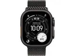 Смарт-годинник Apple Watch Ultra 3 GPS + Cellular 49mm Black Tit. Case w. Black Tit. Milanese Loop - Small (MF1N4) - мініатюра 2