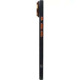 Чохол ArmorStandart LikeCarbon2 SE MagCase для Apple iPhone Air Kevlar Black Orange (ARM89166) [156296] - мініатюра 6