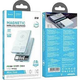 Портативна батарея Hoco Q18 Tourer 22.5W 10000 mAh Blue - мініатюра 5