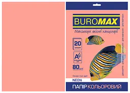 Папір двосторонній NEON рожевий, 20 л., А4, 80 г/м² BM.2721520-10 BUROMAX (4823078961914)