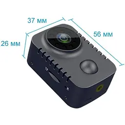 Міні камера Nectronix MD29 з датчиком руху, нічним баченням та записом на карту пам'яті FullHD 1080P, до 90 днів роботи (100753) - мініатюра 4