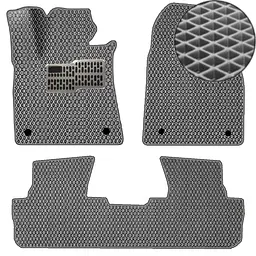 3D EVA Килимки у салон EVA для Lexus RX 350 2009-2015 з підп'ятником Сірі 5 шт