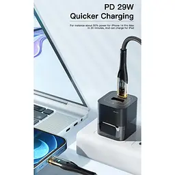 Кабель Lightning Type-C PD 20W QC 4.0 швидка зарядка iPhone 20V 5A - мініатюра 7
