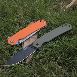 Ніж складаний туристичний Ruike P801-J, (8.6 см) 14C28N / G10 помаранчевий - мініатюра 28