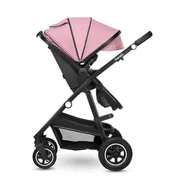 Універсальна коляска 3 в 1 Lionelo Amber Pink Rose, рожева (LO-AMBER PINK ROSE (3in1)) - мініатюра 8