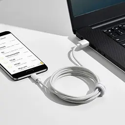 USB кабель Baseus Simple Wisdom Data Cable Kit USB to Micro 2.1A (2PCS/Set) 1.5m білий TZCAMZJ-02 - мініатюра 8