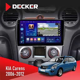 Штатная магнитола KIA Carens 2006-2012 Climate Decker D9-009 4x64, DSP, 4G, 2k Decker (НФ-00008858)