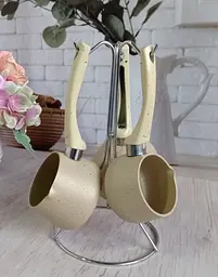 Набір турок OMS. Collection 3227 Cream 3 шт