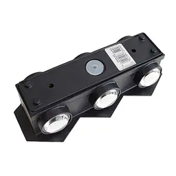 Підсвітка Brille фасадна LED 6W WW IP54 BK/G (AL-621/6) - мініатюра 2