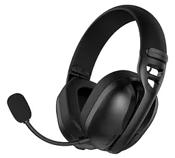 Навушники бездротові Hator Hyperpunk 3, Black, Bluetooth / USB 2.4GHz, мікрофон, ANC, динаміки 40 мм (Hi-Res) з неодимовим магнітом, 750 mAh (ESH15)