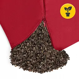 Подушка для йоги та медитації 4FIZJO Zafu кругла 32 x 20 см Red (P-5907739315526) - мініатюра 2