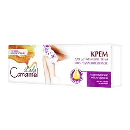 Крем для депіляції тіла Lady Caramel 100% result 100 мл - мініатюра 3