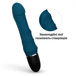 Реалістичний силіконовий вібратор водонепроникний 23,5 × 4 см для жінок червоний - мініатюра 6