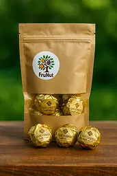 Дубайські Цукерки FruNut 3 шт (мигдаль пекан кешю фісташка) золота 120 г 