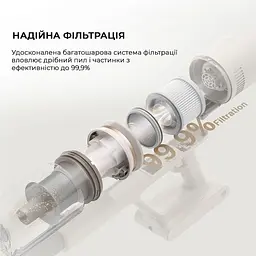 Пилосос акумуляторний Deerma Cordless Vacuum Cleaner VPV20A - мініатюра 4