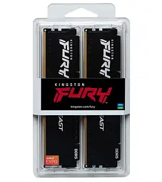 Модуль пам'яті Kingston Fury DDR5 32GB (2x16) 5600MHz Beast Black AMD EXPO (KF556C36BBEK2-32) - мініатюра 4