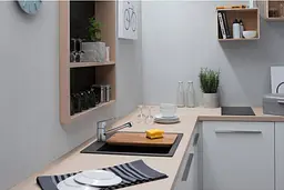Кухонна мийка Hansgrohe S510-F450 560x510 Stonegrey 43312290, Сірий - мініатюра 2