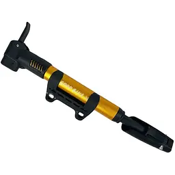 Насос ручной для велосипеда Good Bike Dual Alu AV, FV, DV желтый