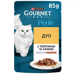Набір вологого корму для котів Gourmet Perle Duo Мікс 8 шт. + Gourmet Perle Duo Мікс 4 шт. 1.02 кг (12 шт. х 85 г) - мініатюра 2