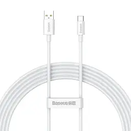 Кабель USB Type-C Baseus Superior Series to USB-C Fast Charging Data 100W 2m Білий P10320102214-03