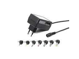 Зарядное устройство EnerGenie 1USBx1A Black (EG-MC-008) + универсальный кабель