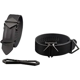 Наручники Lockink Wristcuffs/Anklecuffs Black Set - мініатюра 2