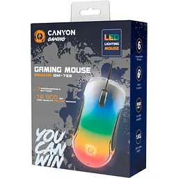 Миша Canyon Braver GM-728 Black (CND-SGM728) - мініатюра 5