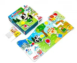 Пазли дитячі картонні Vladi Toys 4 сезони 8 елем. (IP-177-P-537) - мініатюра 2