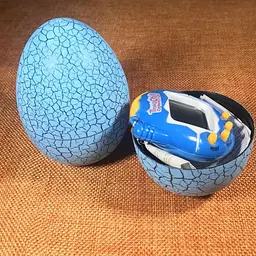 Іграшка-електронний вихованець UFT Eggshell Game Blue Тамагочі в яйці динозавра блакитна - мініатюра 3