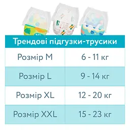 Підгузки-трусики Offspring Aquatic M (6-11 кг) 42 шт. (DP-OI-FAP-M42P-AQT) - мініатюра 11