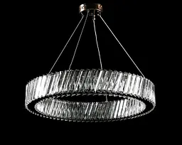 Люстра світлодіодна Splendid Ray L228/600/1 LED, 1 лампа, 60 см, білий, золота металева, сучасний стиль