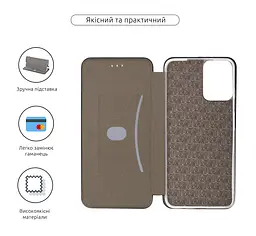Чехол-книжка для Motorola G34 5G/G45 5G, G-Case, черный, кожаный чехол-книжка из экокожи (PU) и TPU, с магнитом, с подставкой и вместительным кардхолдером, противоударный, защита всего корпуса, ArmorStandart (ARM73897) - мініатюра 3