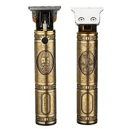 Машинка для стрижки волосся акумуляторна USB стрижка 3 насадки металевий корпус VGR V-085