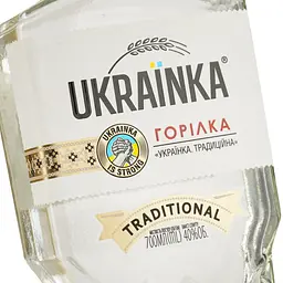 Горілка Ukrainka Traditional 40% 0.7 л - мініатюра 5