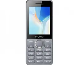 Кнопковий телефон Nomi i2860 сірий - мініатюра 2
