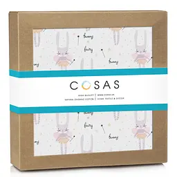 Пелюшка багаторазова Cosas непромокаюча Bunny Fairy 50x70 см, рожева