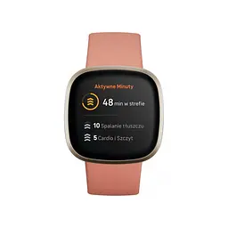 Смарт-годинник Fitbit Versa 3 Pink Clay/Soft Gold Aluminum (FB511GLPK) - мініатюра 2