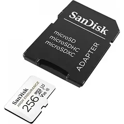 Карта пам'яті SanDisk microSDXC 256GB UHS-I High Endurance U3 V30 R-100MB/s + SD Adapter (SDSQQNR-256G-GN6IA) [141836] - мініатюра 4