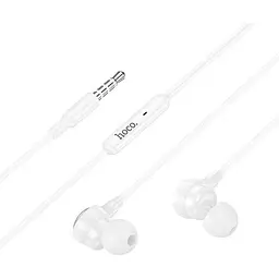 Дротові навушники Hoco M116 Benevolent універсальні earphones with microphone, 1.2m, 3.5mm, white