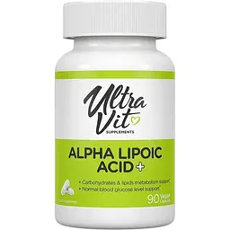 Натуральная добавка VPLab UltraVit Alpha Lipoic Acid+, 90 вегакапсул