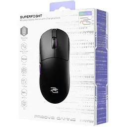 Бездротова ігрова миша Proove Gaming Superfight Wireless with charging dock, в асортименті - мініатюра 2