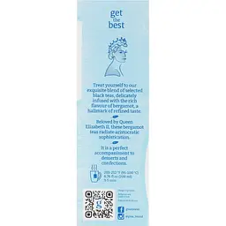 Чай чорний Gr@ce! Queen's Tea Bergamot 50 г (25 шт. х 2 г) (497045) - мініатюра 3